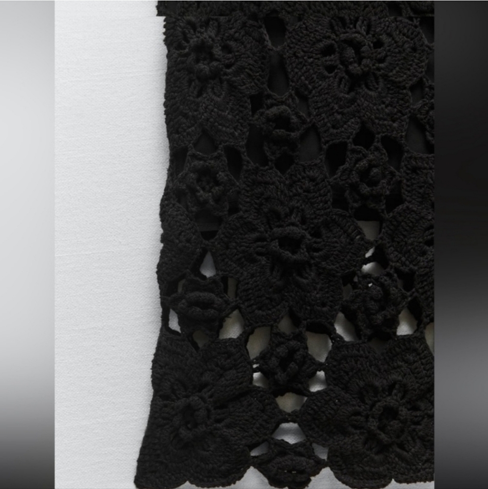 CROCHET KNIT DRESS SPECIAL EDITION SIZE XS-S - Picture 7 of 8